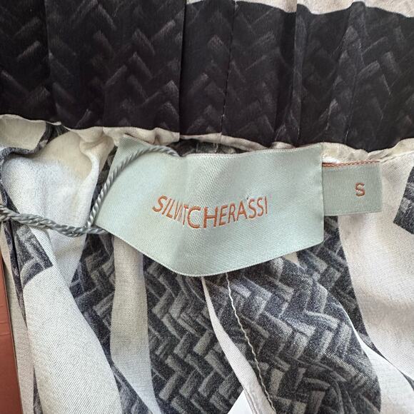 Silvia Tcherassi silk shorts size small NEW - Picture 3 of 5